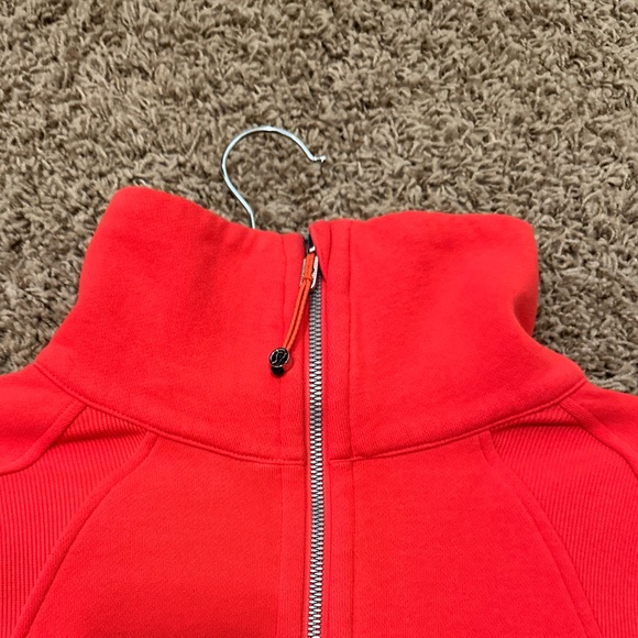 Lululemon Scuba oversized half-zip hoodie 
Carnation Red 
Size xs/s - Picture 2 of 6